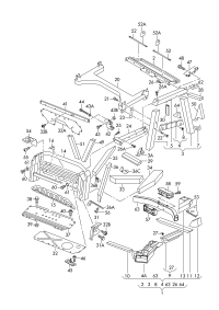 420814291D-Rail assy-tail