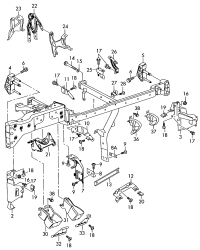 423858390-Bracket, instrument panel