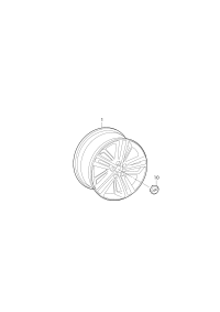 L80D601025R-Wheel rim: