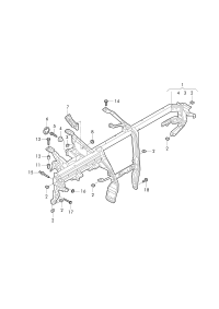 L80D857017-Member, instrument panel cross