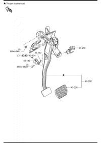 GW6T43300-PEDAL,BRAKE