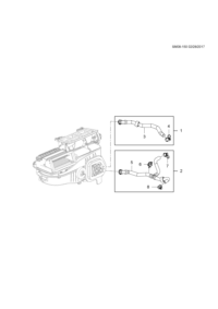 84129610-Hose, heater inlet (parts)