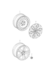 83A601025F-Wheel rim: