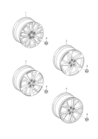 83A601025K-Wheel rim: