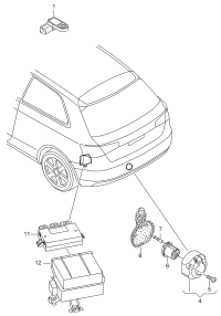 5Q0907383-Cont unit, parking