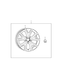 82214010-WHEEL KIT CAST ALUMINUM