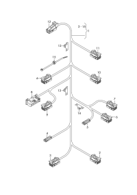 L8W0971036AE-Harness, for door trim