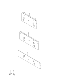 4M88072879B9-Bracket, license plate
