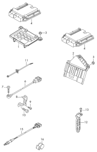4H0907557-Control unit-gasoline