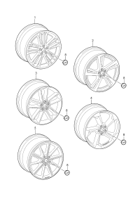 4K8601025F-Wheel rim: