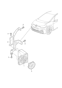 89D035335-Control unit, engine noise formation