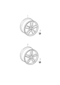 4S0601025AM-Wheel rim: