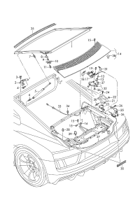4E0823509H-Lock, hatch w/microswitch