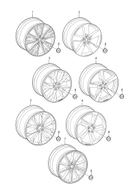 4K0601025J-Wheel rim: