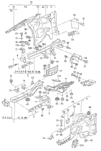 4A1809321-Bracket, strg gear box