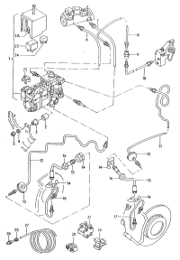 191611994C-Tube, brake, rolled, pull out length: