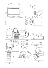 4G0051700F-DVD player with LCD screen: