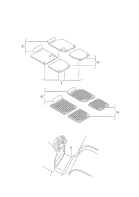 8K0061511041-Rubber no.1 set