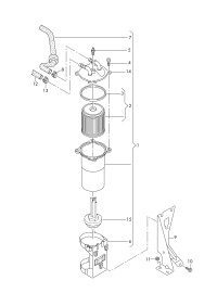 8W0127434-OIL FILTER ELMT-TOUAREG