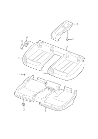 8W6885079BP70-Shelf lava red