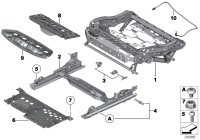 52109168751-Power lh seat rail