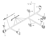 4E0971727F-Harness, fuel pump