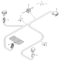 8P1971277P-Sub harness, for instrument panel