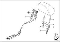 52107117175-Headrest leather
