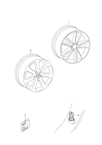 4H00714978Z8-Wheel base cap