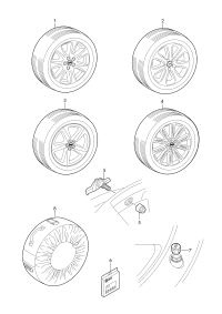 4H00735308Z8-Wheel assy-aluminium