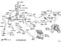 16554F0040-Hose, intercooler coolant, no.4