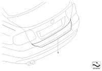 51142219789-Protector, trunk lid transparent