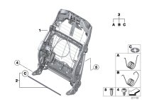 52109117545-Comfortable seat-back frame