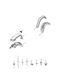 68395634AA-CLIP W TYPE FLARE ATTACHING