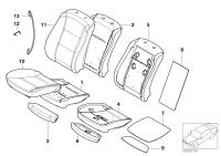 52107113105-Seat leather cover