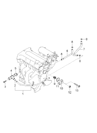 0K24715165B-GASKET,W.PUMP INLET
