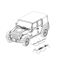 68292910AE-METAL COVERING BODY SIDE