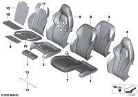 52108060744-Foam assy-back a/con rh