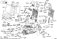 7210860090-RAIL SUB-ASSY, SEAT