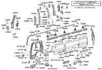 612610S010-Pillar, no.1 inner, rh/lh