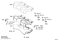 73705F4030-Bracket sub-assy, cross anchor