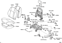 718620D110E0-Shield, front seat cushion, inner, rh/lh