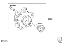 42410WAA03-HUB & BEARING ASSY