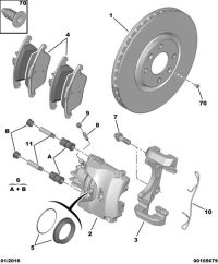 4249J8-Brake disc frt