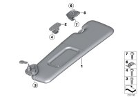 51167294701-Visor, lh