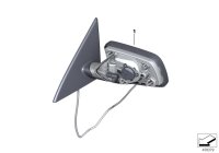 51167189421-Heated outside mirror without glass lh