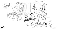 81131TJ7H11ZA-Cover, fr seat cush garnish (leather) * NH900L *
