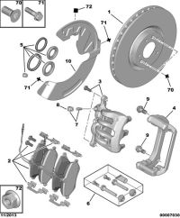 424943-Brake disc frt