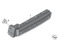 61319146645-Bracket, center control switch center