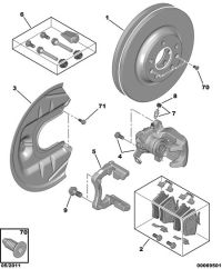 425326-PEUGEOT BRAKE PAD/RR/207/208